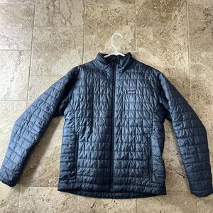 Navy blue Patagonia puffer jacket size large